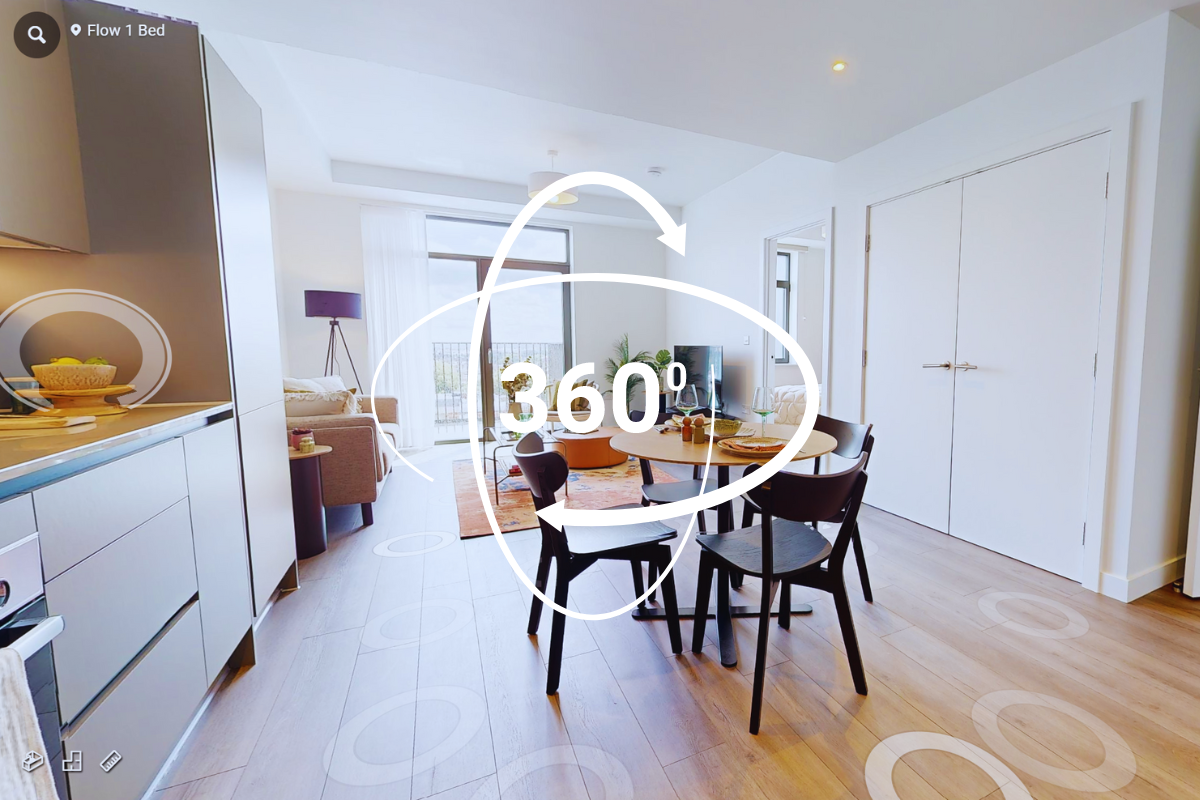 one bedroom virtual viewing ebb and flow
